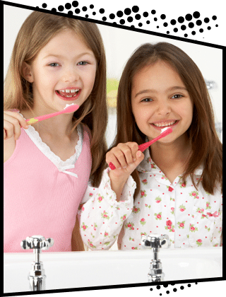 Brushing teeth at Kids-R-Kool Pediatric Dentistry in Peoria, AZ